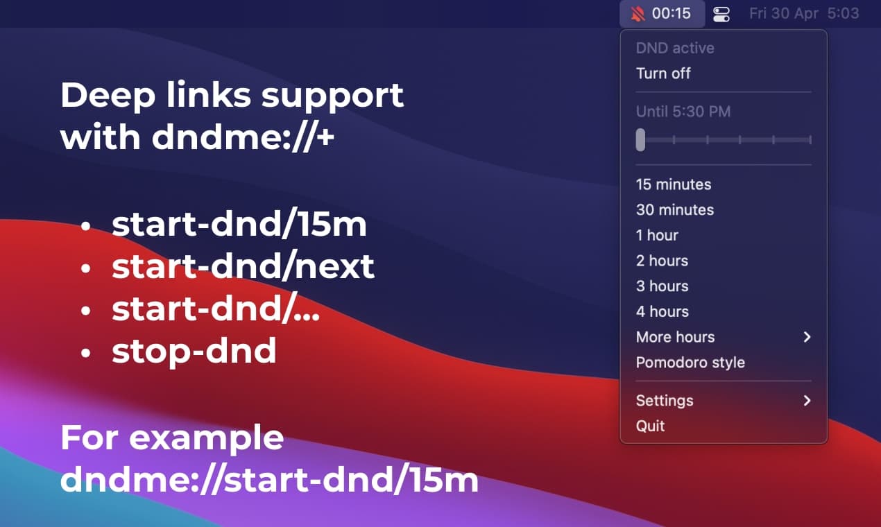 Deep links for all entries