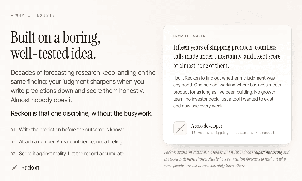 Built on a boring, well-tested idea.